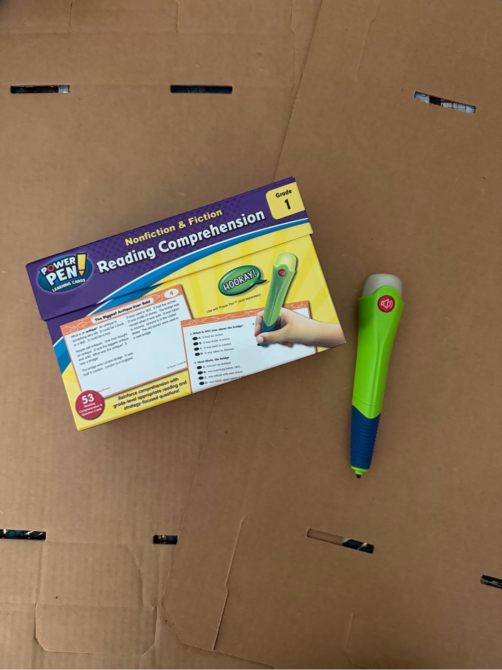 Power Pen Reading Comprehension Kit with Power Pen - Grade 1